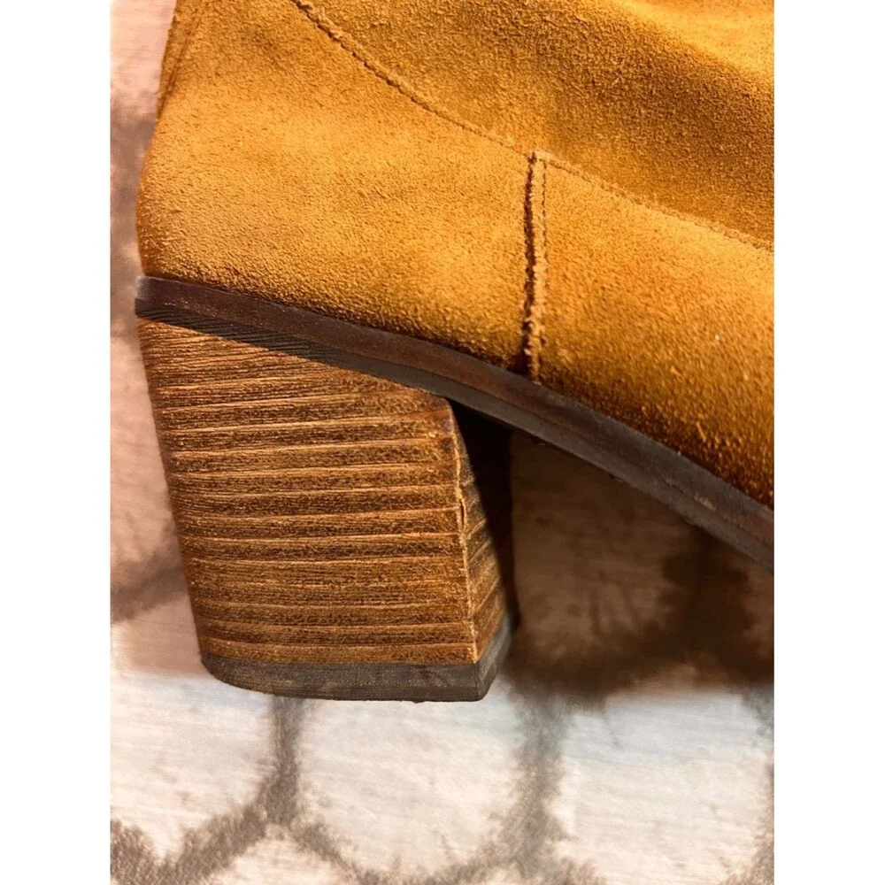 Sam Edelman Suede Ankle Boots in Chestnut
